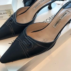 Manolo Blahnik mules
